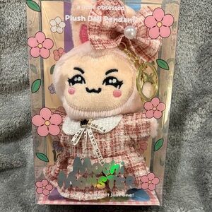 Pink Plush Doll Pendant